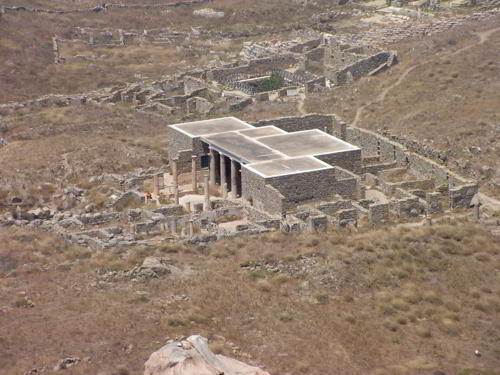 delos haus der masken und der delfine